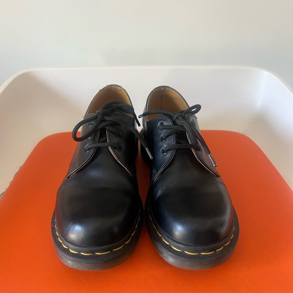 Dr. Martens Black Leather Oxfords 1641